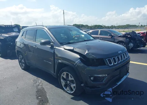 2019 Jeep Compass Limited 4X4 из США, поврежденный, VIN 3C4NJDCB0KT811407